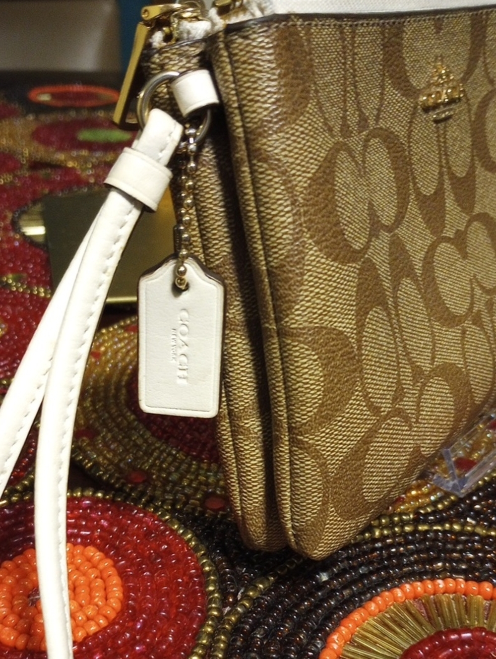 Coach Double Zipper Wristlet F16109 - Picture 6 of 16